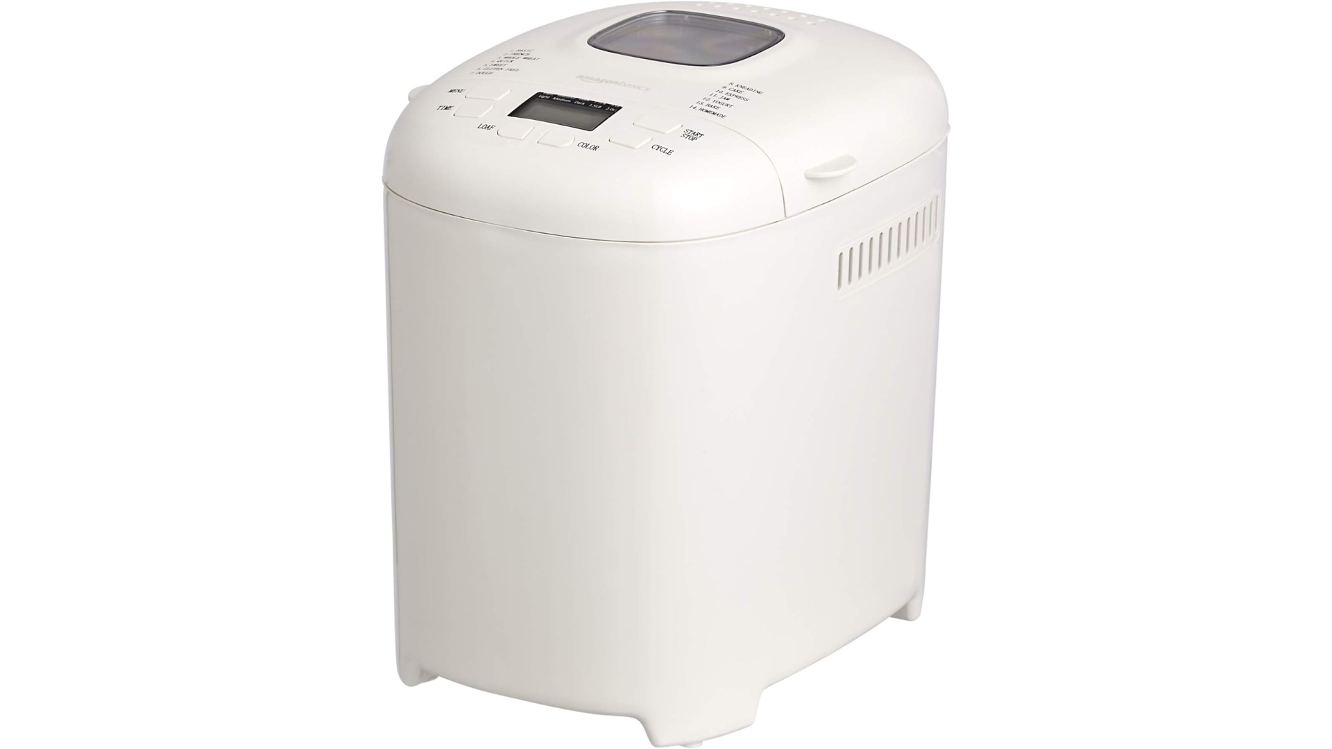 Amazon Basics 2-Pound Bread Machine White